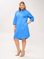 Платье-рубашка с карманами