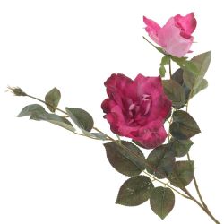 GAEM Цветок искусственный "Роза", L21 W18 H80 см, 2в.