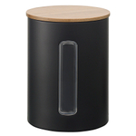 Набор банок для хранения kaffi, 1 л, матовые черные, 3 шт.