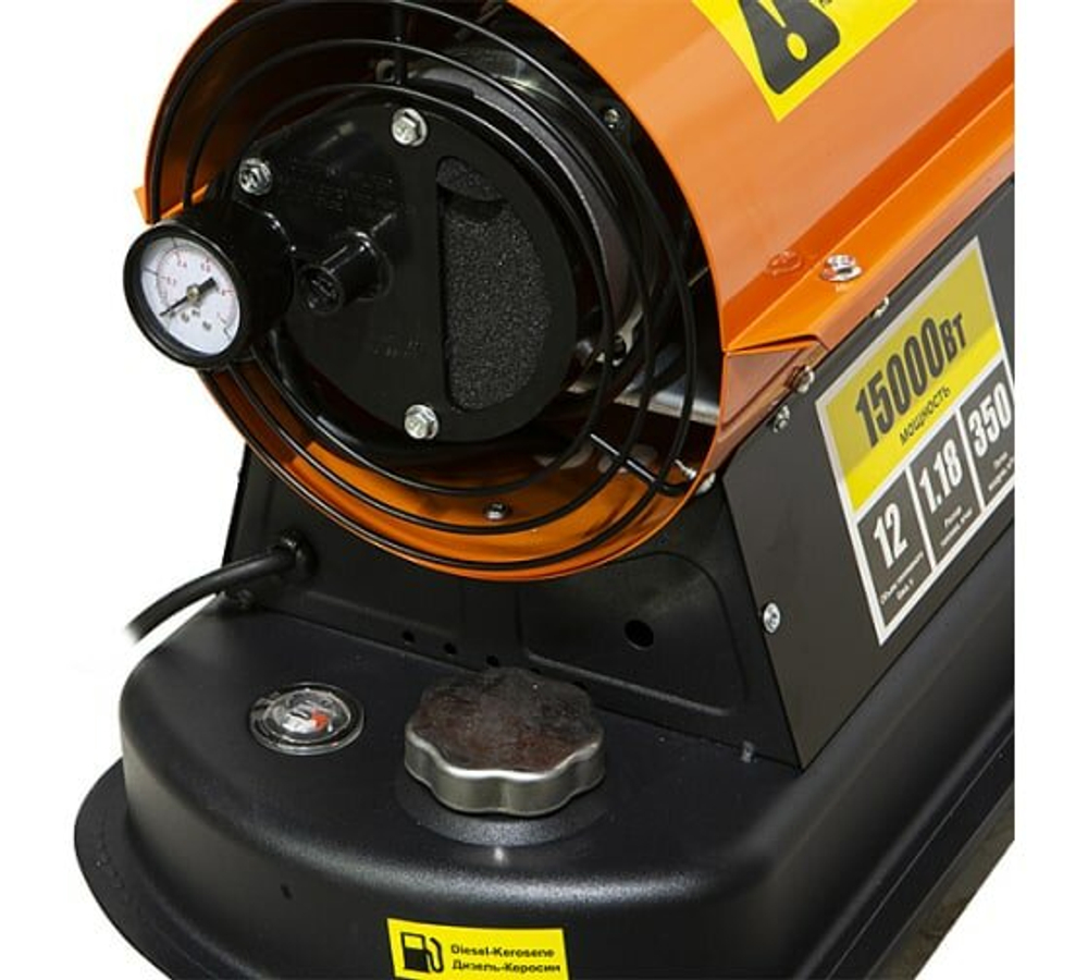 Дизельная тепловая пушка STURM DKH15 15кВт, 350м3/час,бак 12л