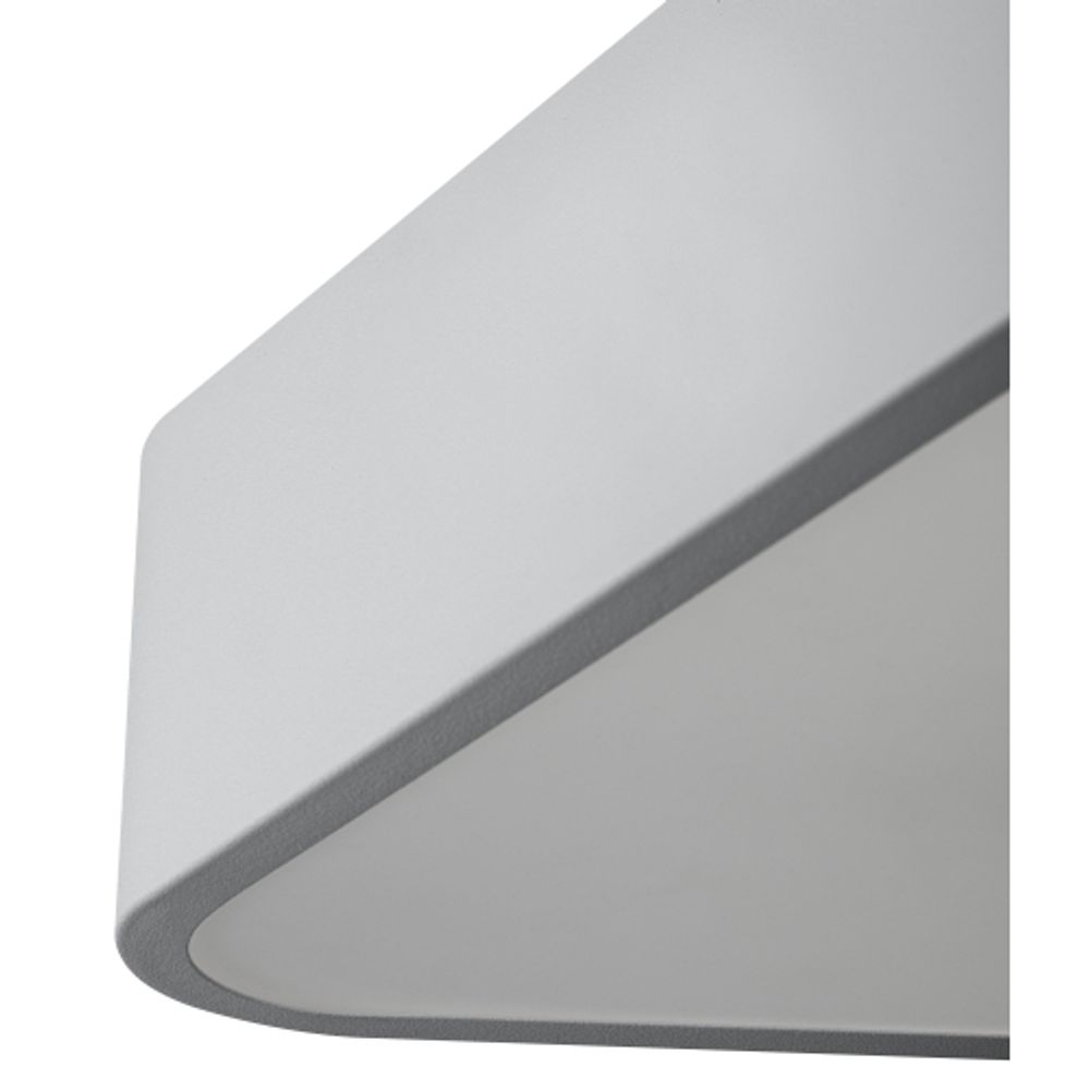 Светильник LED ЭРА Geometria SPO-153-W-40K-030 Delta 30Вт 4000К 2100Лм IP40 600*80 белый подвесной драйвер внутри | Декоративные светильники Geometria