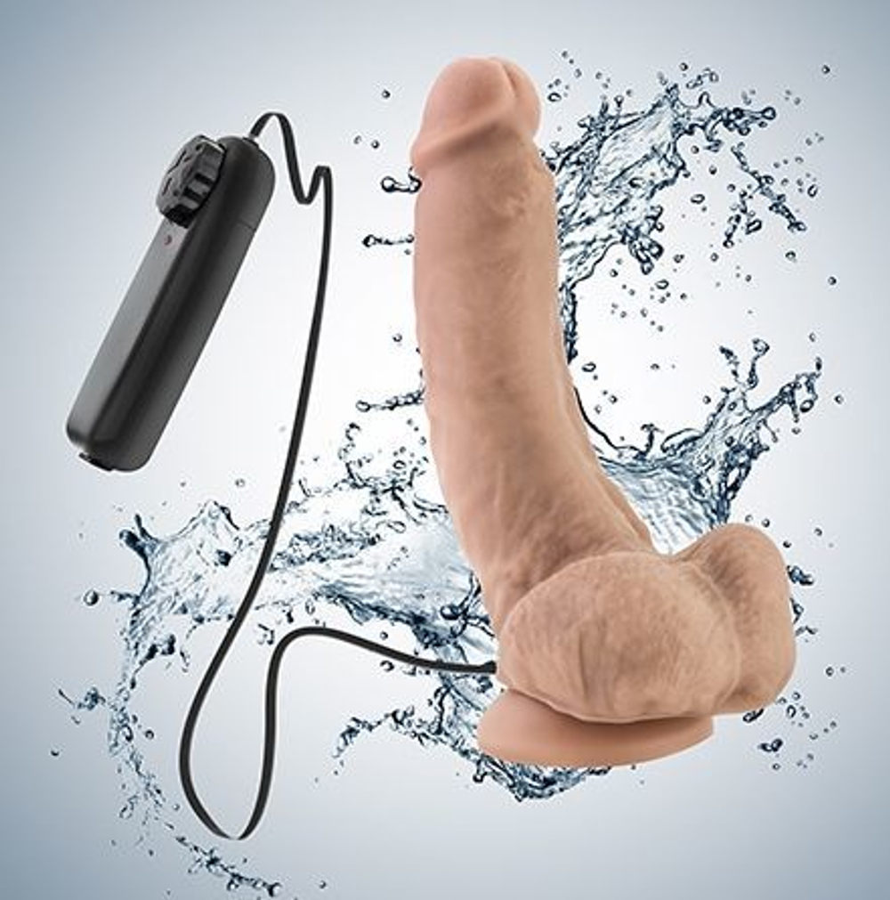 Вибратор реалистичный Blush Novelties Tennis Champ 20 см, на присоске