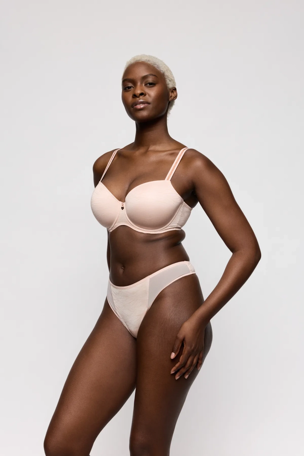 PRIMADONNA Twist Briana Бюстгальтер балконет с поролоновой вставкой, жемчужно-розовый