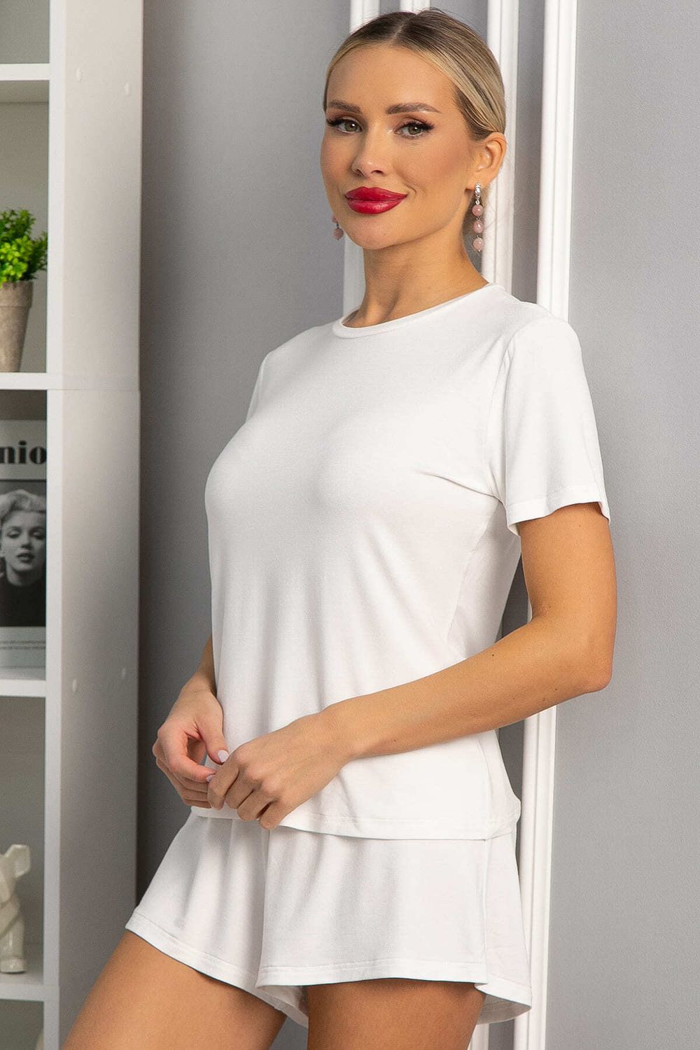 Костюм для дома Шелк вискозы (молочный) К14497-52М LT Collection