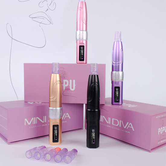 EZ POPU "Mini Diva". Машинка для перманентного макияжа "Мини Дива" | Wireless PMU Machine