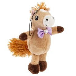 GAEM Игрушка набивная "Лошадка", с цепочкой, L10 W10 H14 см, 3в.