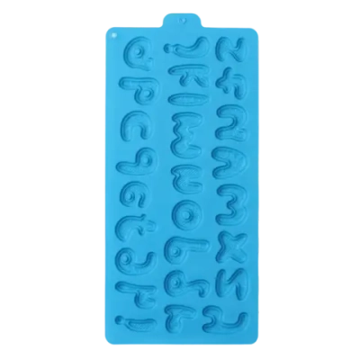 Форма «Алфавит английский», 33,5×16,3 см, 26 ячеек (h=4 см), цвет МИКС