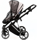 Детская коляска Adamex Belissa Special Edition 3 в 1 B-PS590 (РОЗ С БЛЁСТ ХРОМ.РАМ)