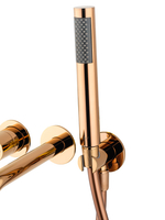 Смеситель для ванны встраиваемый WONZON & WOGHAND TOR, Розовое золото (WW-88889073-RG)