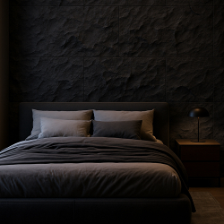 PU Rock Stone Pure Black