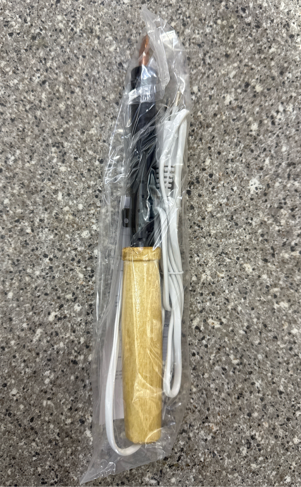 Паяльник с деревянной ручкой 100W