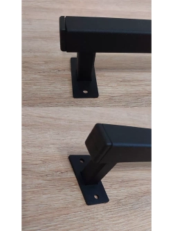 Рейлинг для кухни и ванной черный 40 см Loft Metall