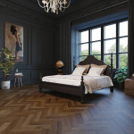 LVT плитка Invictus Maximus Herringbone Highland Oak Chocolate