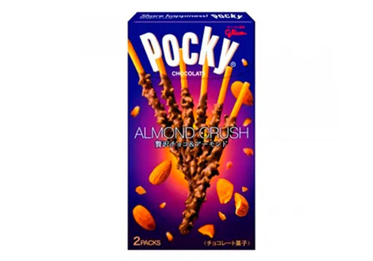 Шоколадные палочки POCKY миндаль в шоколаде, 46.2г