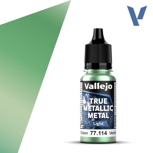 Vallejo True Metallic Metal - Dusken Green (Light)