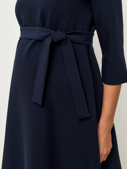 Платье для беременных и кормящих мам осень зима теплое