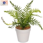 Цветок искусственный в горшке «Папоротник» 24см