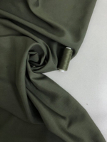 штапель однотонный, хаки C14