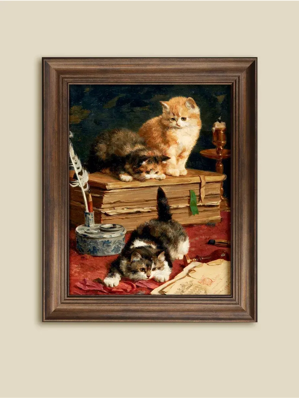 Картина интерьерная на холсте в раме 25*31 см