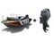 Комплект Алюминиевая лодка (катер) Mikatsu (Микатсу) 475 (Z43) Premium + мотор Yamaha F60FETL