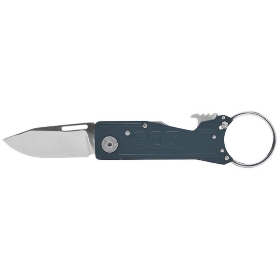 Складной нож SOG, KT1004 KeyTron Urban Gray c клинком из стали 5Cr15MoV, рукоять Stainless Steel