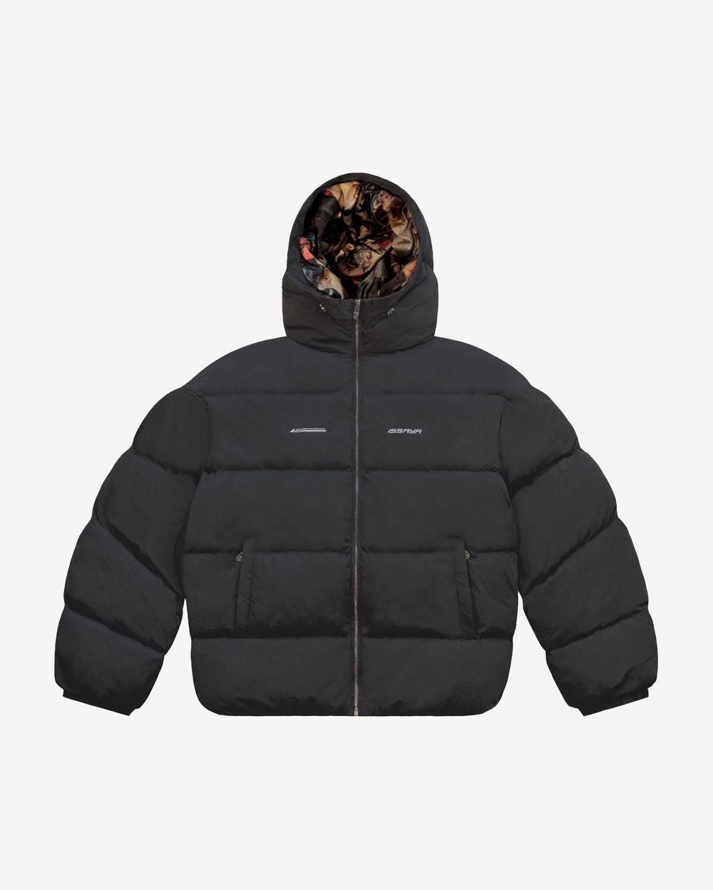 Пуховик Issaya Unity Puffer 2.0 crumpled темно-серый