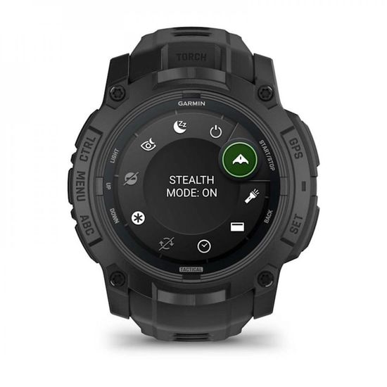 Умные часы Garmin Instinct 3 Amoled Tactical 50 mm black with black band
