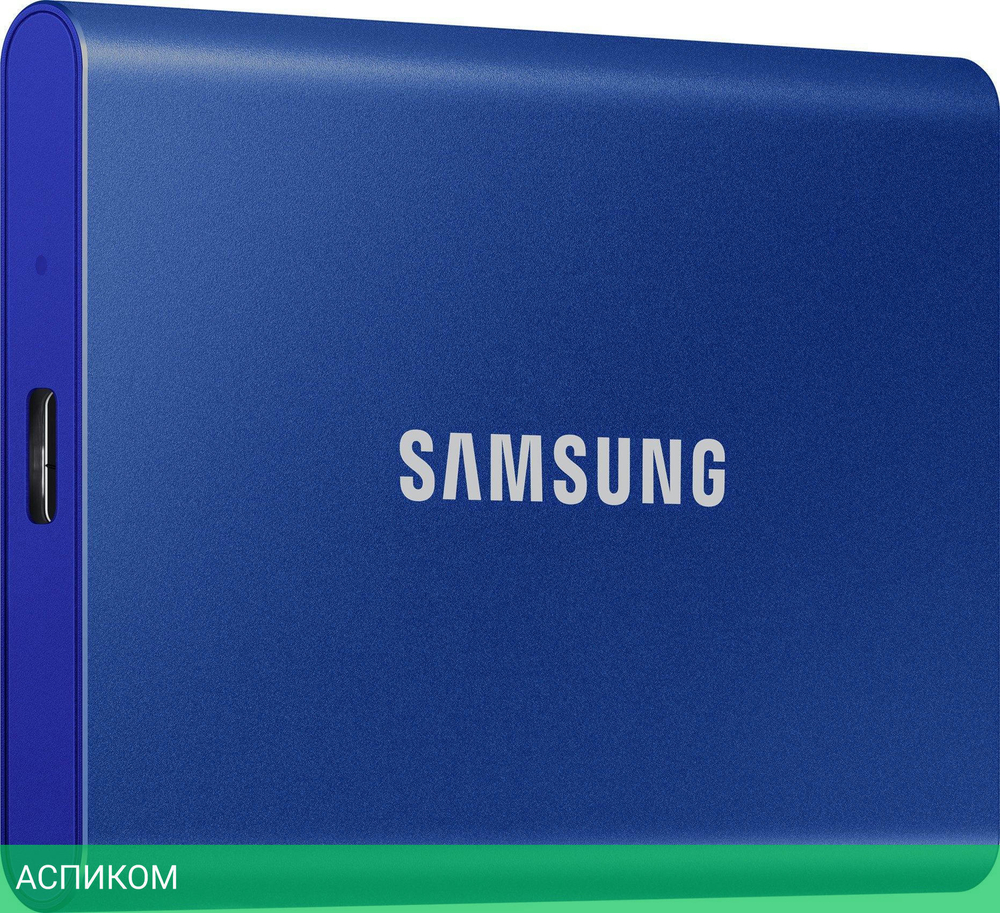 Внешний накопитель Samsung T7 Touch 1TB синий (MU-PC1T0H/WW)