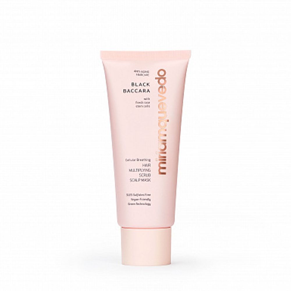 Отшелушивающая маска, обеспечивающая клеточное дыхание, рост и объем волос, с экстрактом розы Блэк Баккара Black Baccara Cellular Breathing Hair Multiplying Scrub Mask 200 мл