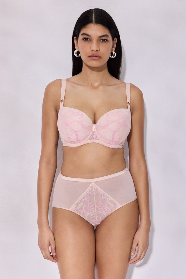 Слипы с цветочным кружевом Glossy Iris