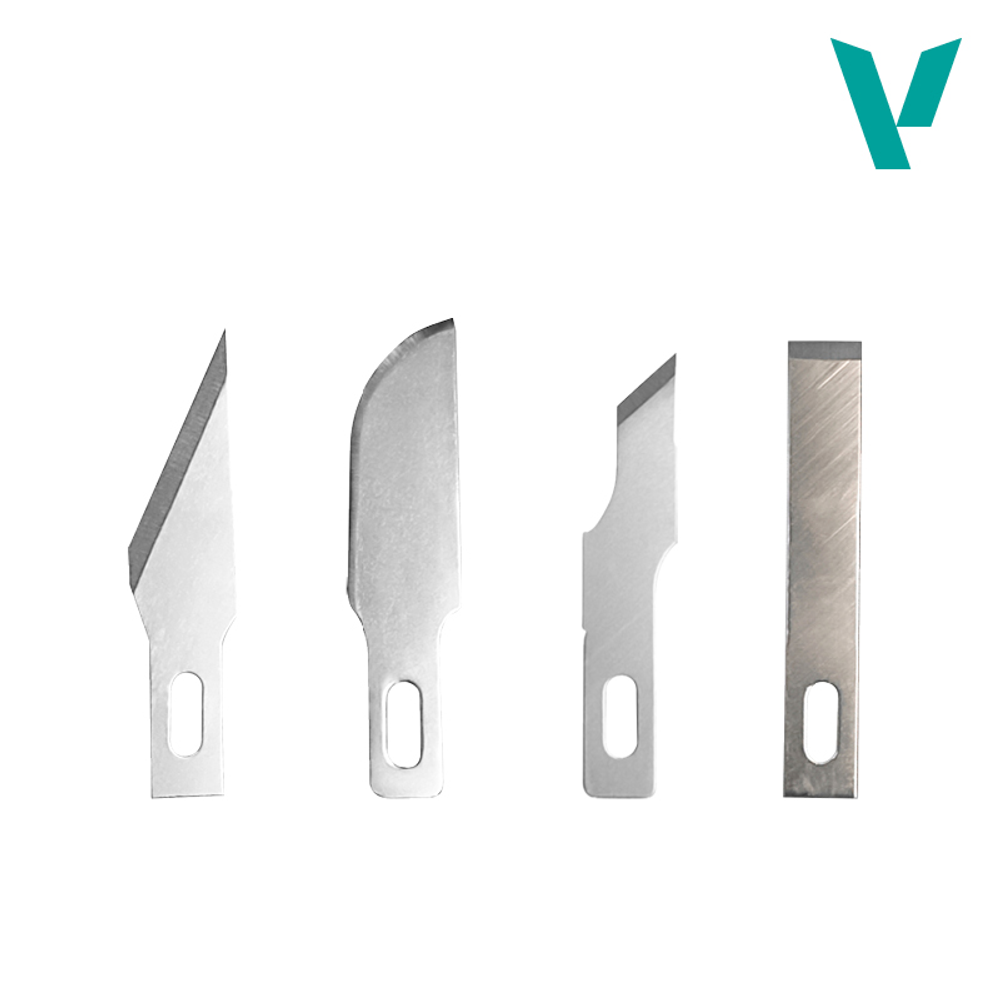 Набор сменных лезвий для модельного ножа Vallejo Assorted Blades for Knife