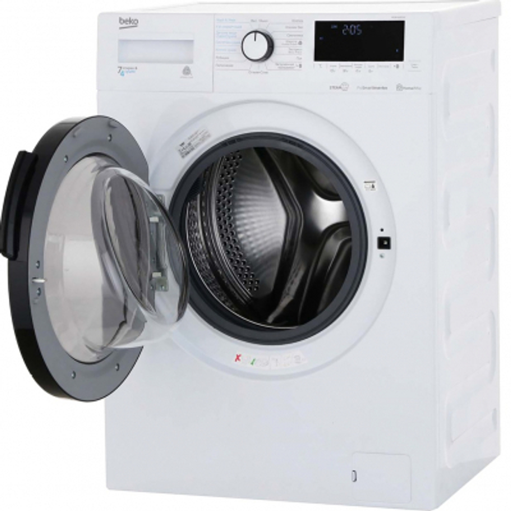 Стирально-сушильная машина BEKO SteamCure WDB7425R2W белый