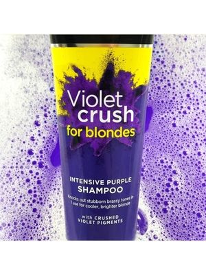 John Frieda VIOLET CRUSH Интенсивный шампунь с фиолетовым пигментом для нейтрализации желтизны светлых волос 250 мл