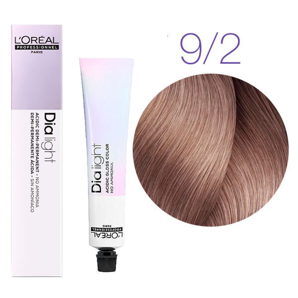 L&#39;Oreal Professionnel Dia Light 9.2 молочный коктейл перламутровый 50мл