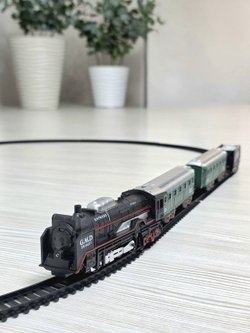 Железная дорога. Размеры дороги:104х68см, в коробке (201279549)