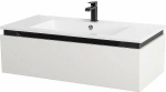 Тумба с раковиной Cezares Slider 100 SLIDER-1000-1C-SO-BO белая матовая