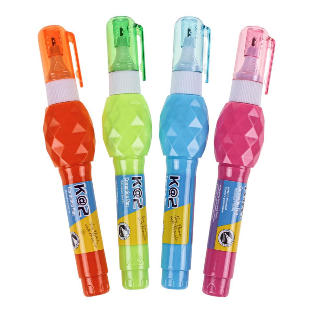 Корректирующий карандаш "Neon" 12мл, металл.наконечник, 4 цвета микс