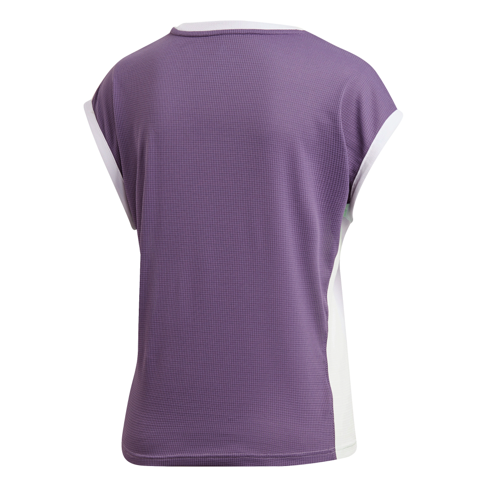 Женская теннисная футболка Adidas Women Tee Heat Ready - Purple