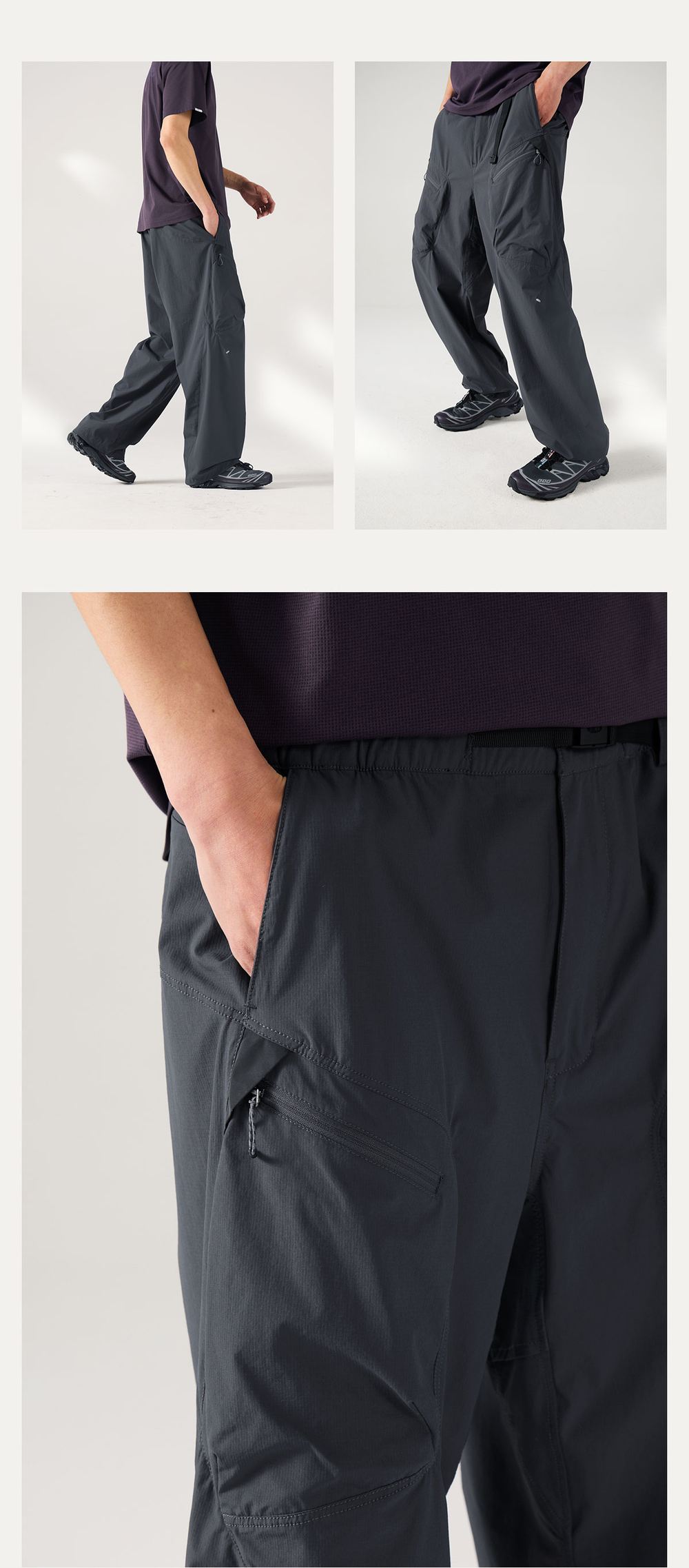Брюки Nothomme Blue Stretch Outdoor Hiking Reflective Cargo Pants