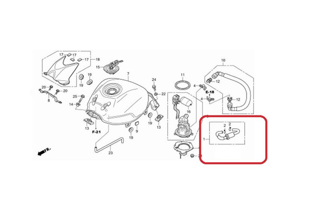 06160-KYJ-900.  FILTER KIT, FUEL