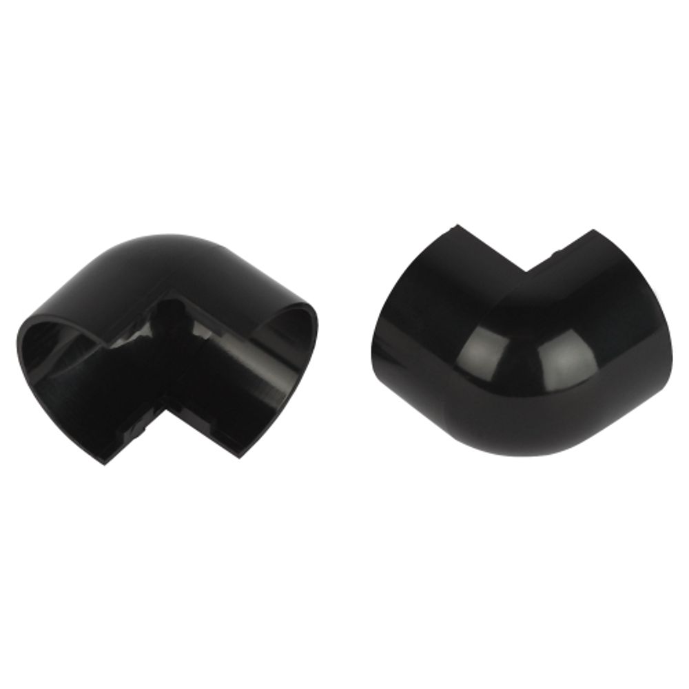 Внешний угол ЭРА OC-KK-20-12-GR для полукруглого кабель-канала графит 20х12мм 2шт/комплект