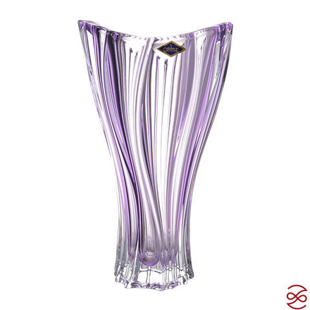 Ваза Aurum Crystal Plantica 32 см Amethyst