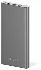 Power Bank Hiper 10000 mAh MPX10000 Space Gray