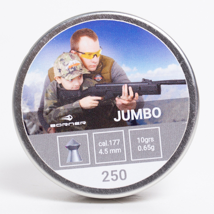 Пули Borner Jumbo 4,5 мм 0.65 г (250 шт)
