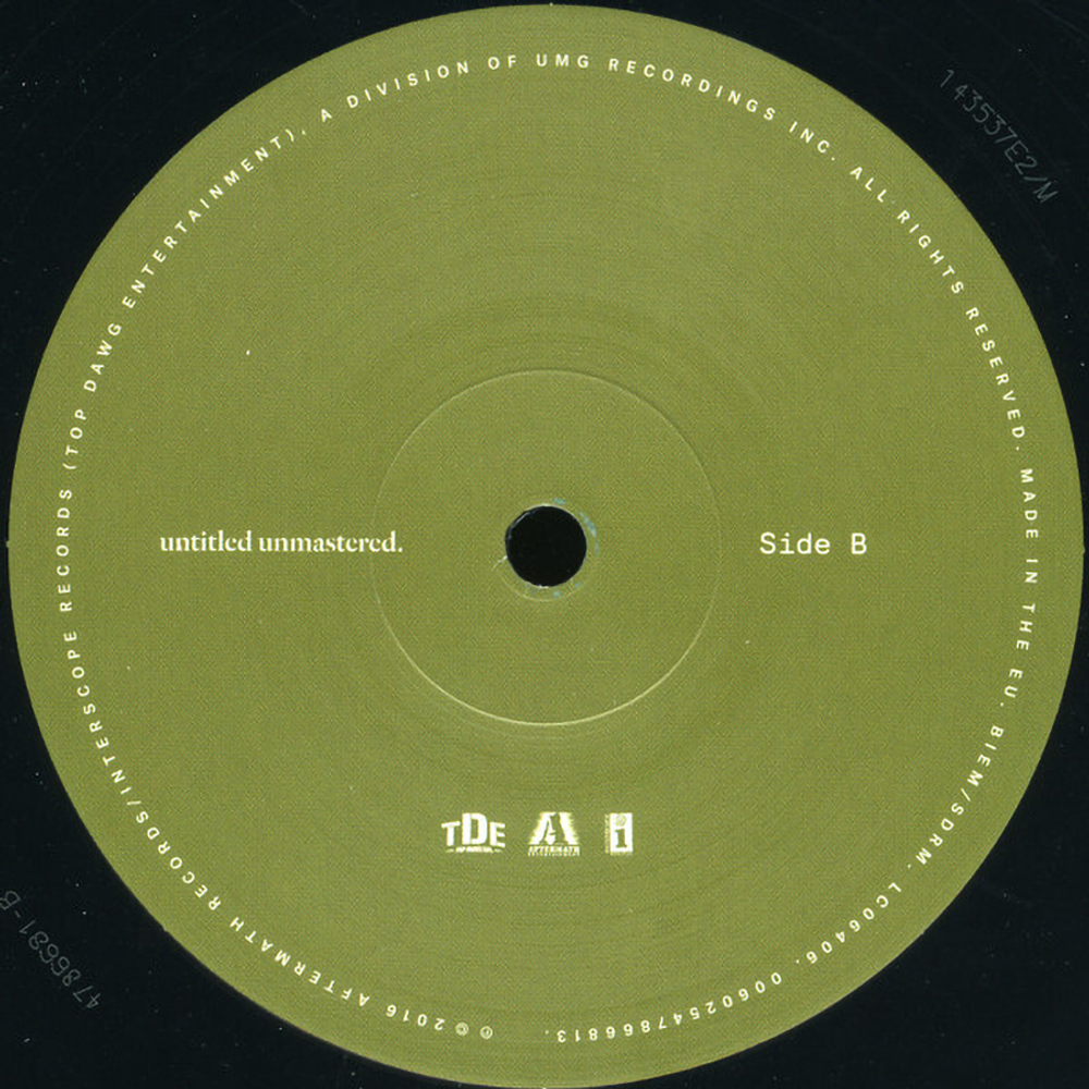 Kendrick Lamar / Untitled Unmastered. (LP)