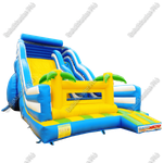 Большой надувной батут-горка "Волна - 2" 10*5*8 м