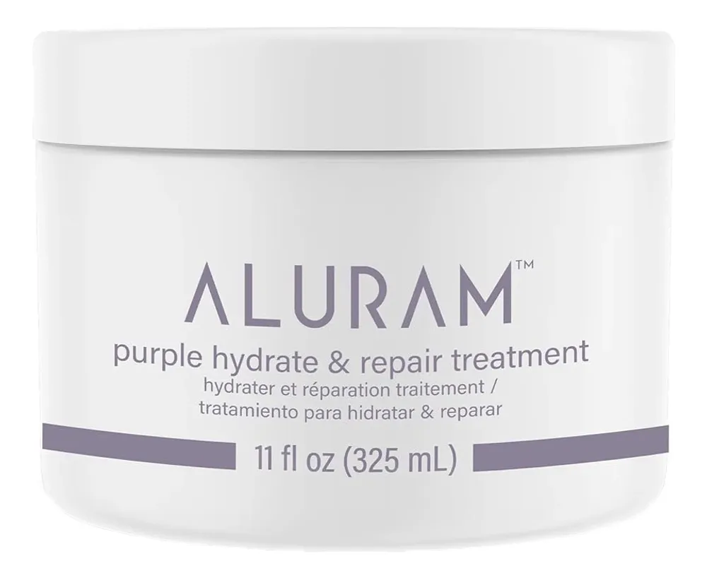 ALURAM Маска для волос нейтрализующая желтизну- Purple Hydrate &amp; Repair Treatment, 325мл