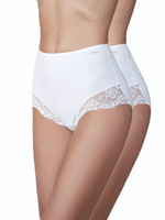 Набор из 2 высоких трусиков-слип Esencial (Размер: M) (Цвет: белый)