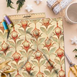 Ткань премиум дюспо орнаментальный танец