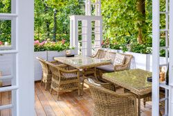 "Латте" диван двухместный из искусственного ротанга, цвет соломенный